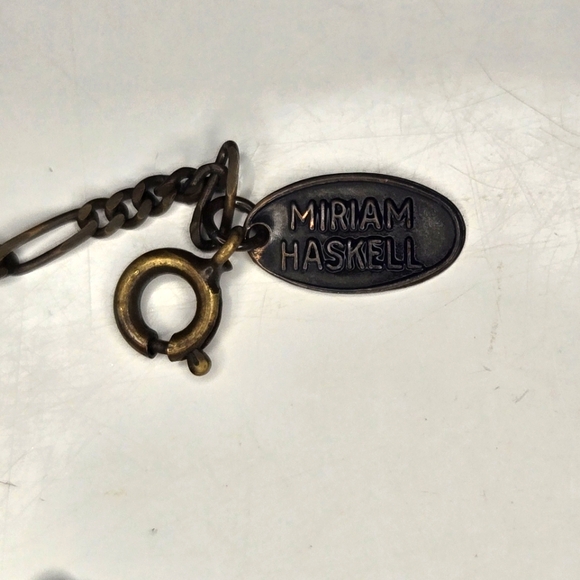 Vintage Authentic Miriam Haskell Necklace - purple gems - Picture 10 of 11